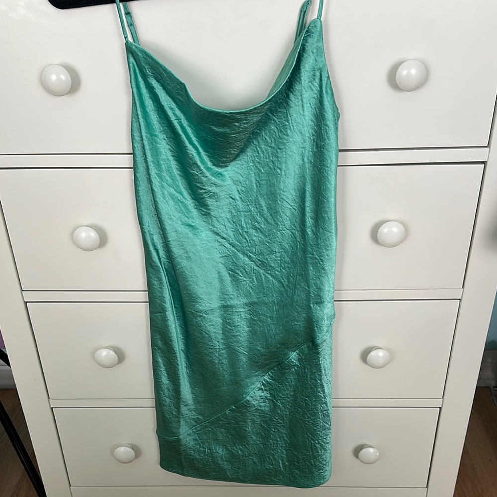 Mint Green Slip Dress Aritzia/Babaton